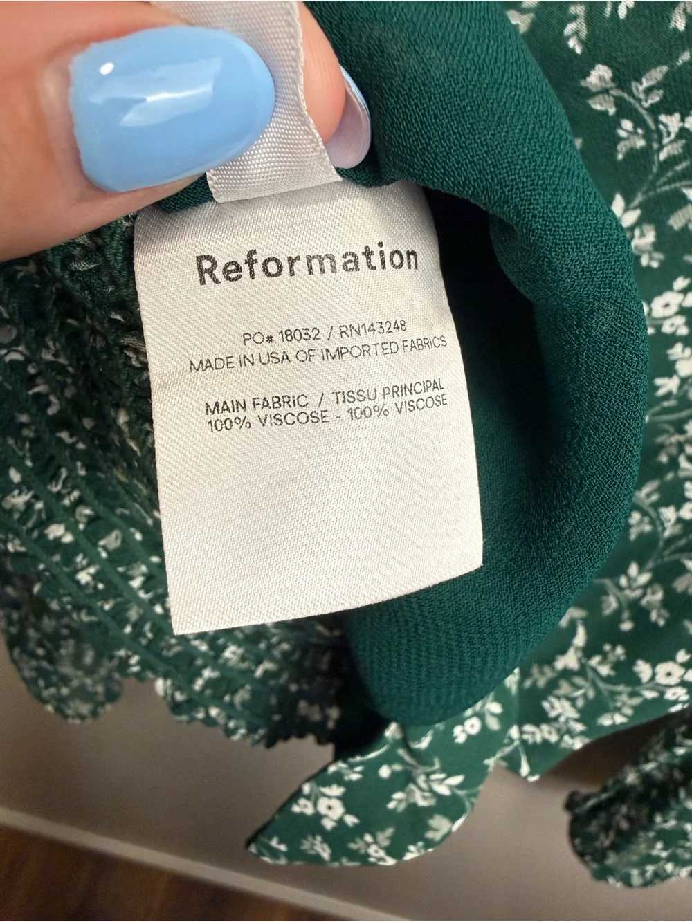 Reformation fitted square